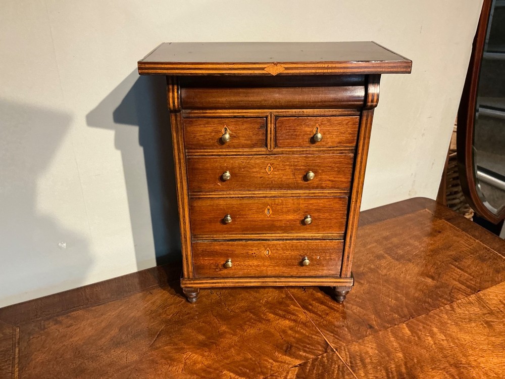Antique miniature nest of drawers View II