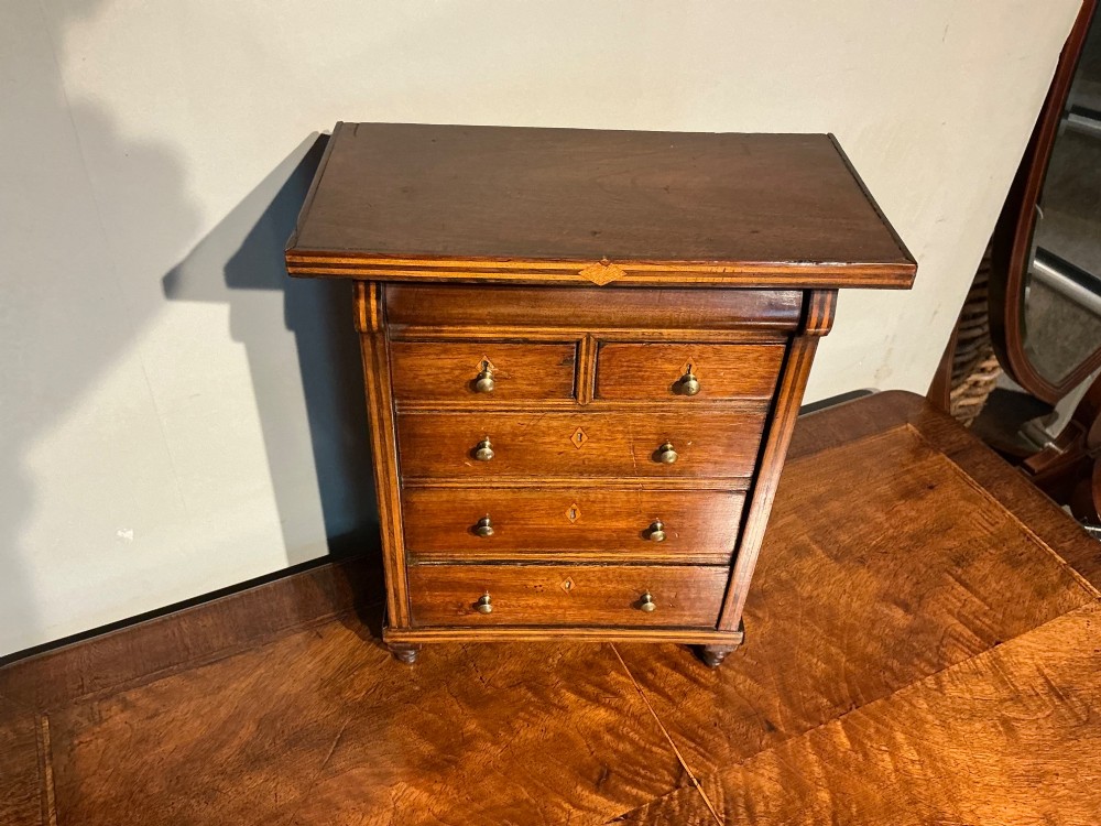 Antique miniature nest of drawers View III
