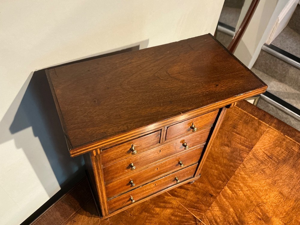 Antique miniature nest of drawers View V
