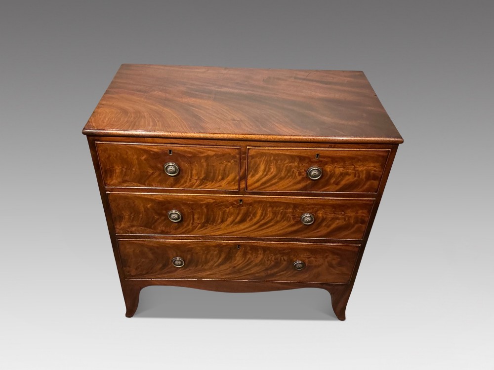 Small antique mahogany chest of drawers View II