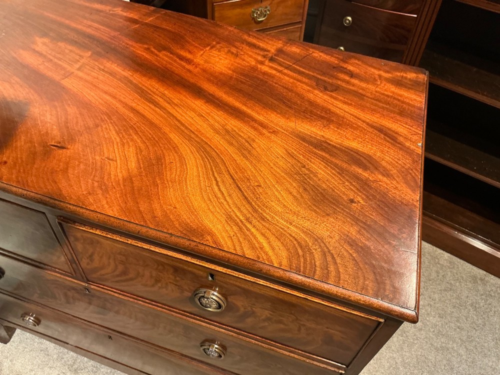 Small antique mahogany chest of drawers View VIII