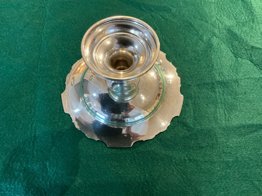 Antique silver tazza View V