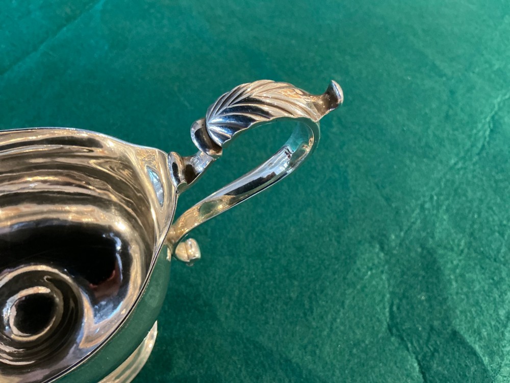 Georgian silver sauce boat View IV