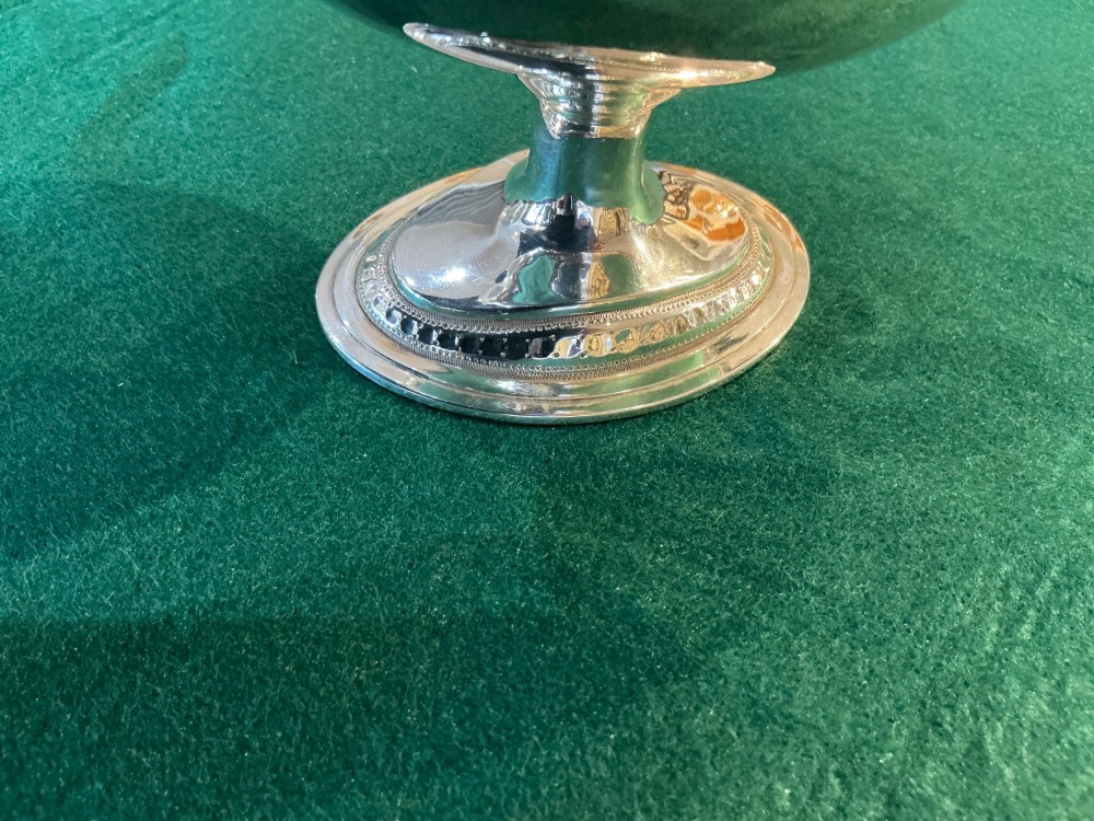 Georgian silver sauce boat View V