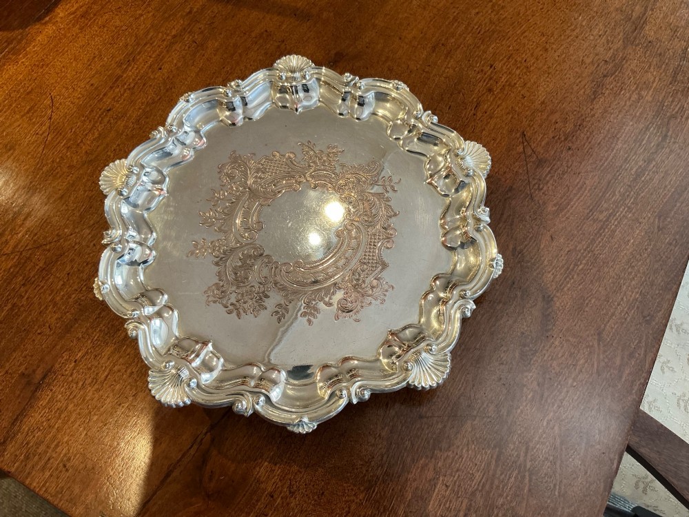 Silver plated tray