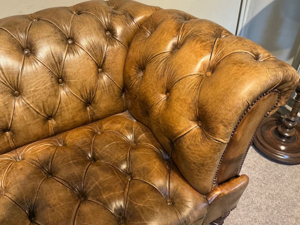 Victorian leather chesterfield View IV