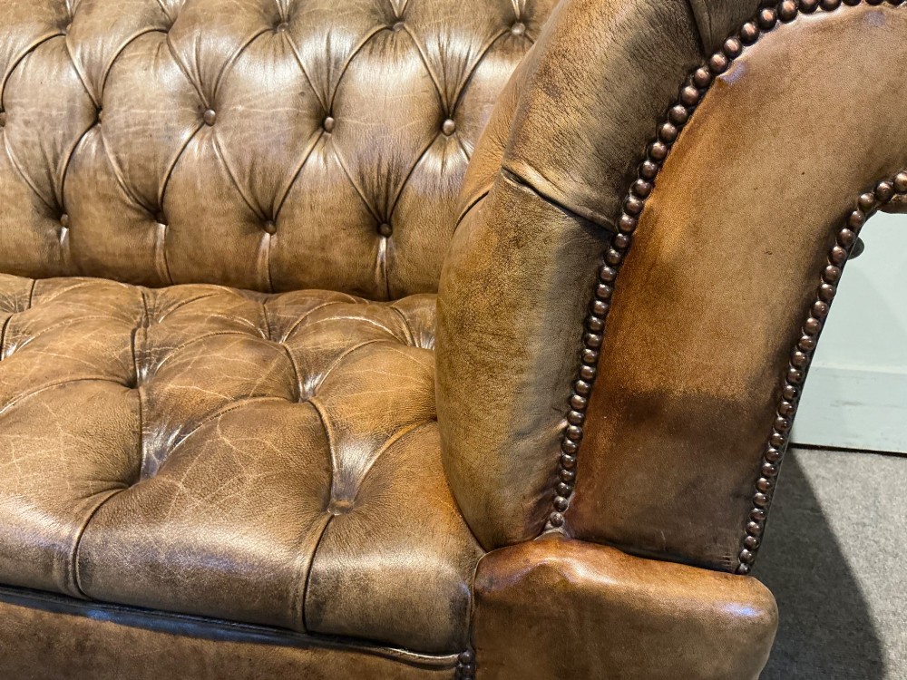 Victorian leather chesterfield View VI