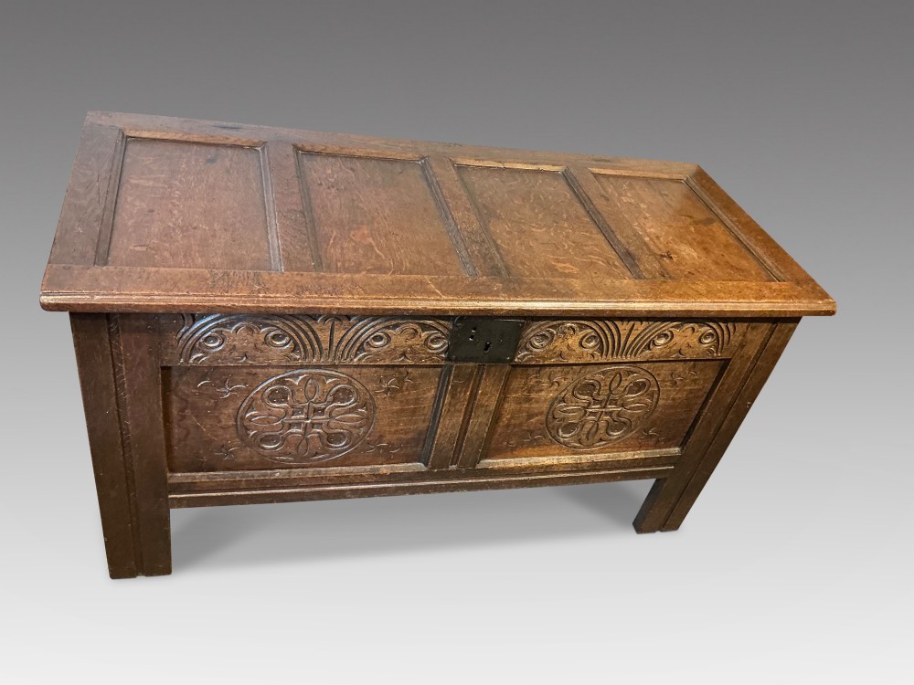 17th century oak coffer