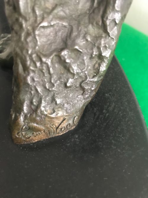 BRONZE SCULPTURE OF ROMAN GLADIATOR BY EDEN ANTONY PAUL NOEL - ADDITIONAL PHOTO 3