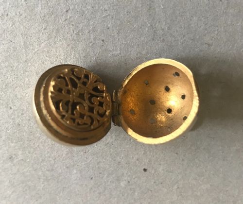 a victorian pomander - CATEGORY: ANTIQUE MISCELLANEOUS - DATED 19TH CENTURY