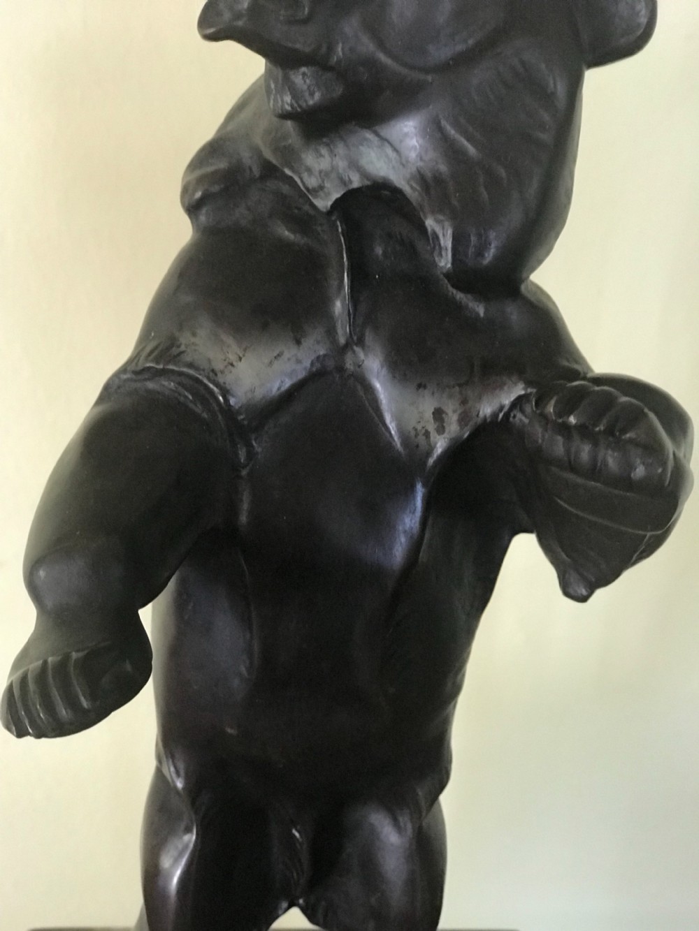 A 20th century bronze statue of a bear  View IV