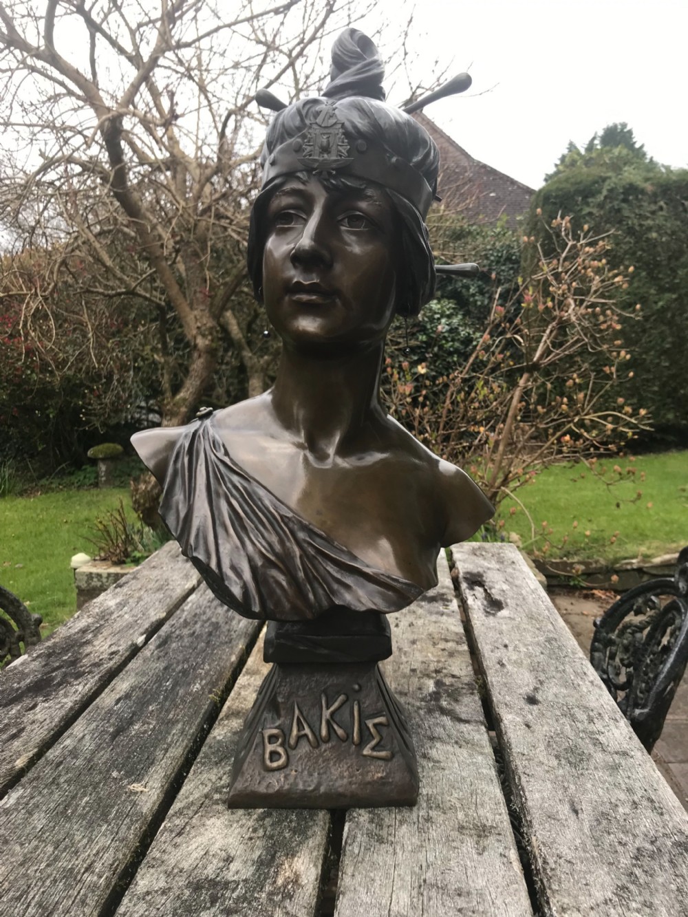 A Georges  Charles Coudray Bronze “Bakie” sculpture 