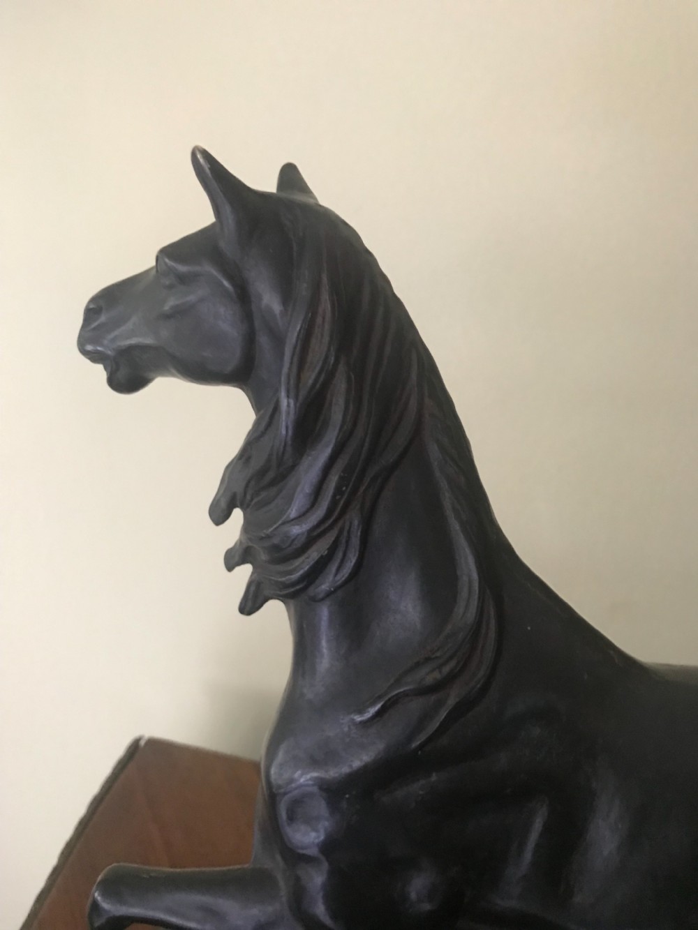 A 19th bronze sculpture of a horse  View III