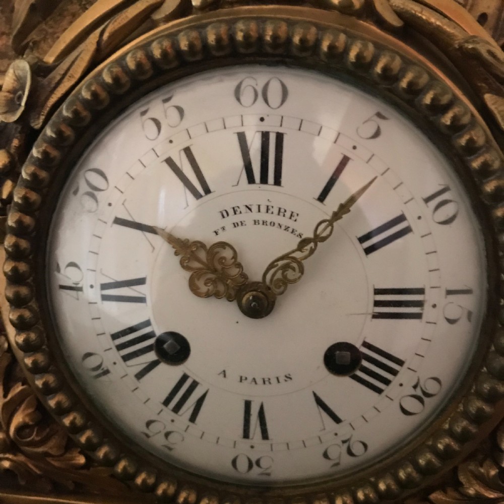 A mantel clock by DENIÉRE PARIS View III