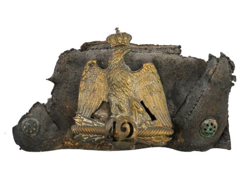 PARTIAL SHAKO FROM NAPOLEONS 42ND INFANTRY REGIMENT - ADDITIONAL PHOTO 1