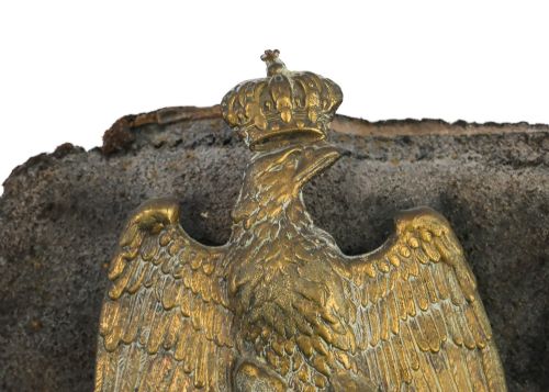 PARTIAL SHAKO FROM NAPOLEONS 42ND INFANTRY REGIMENT - ADDITIONAL PHOTO 2
