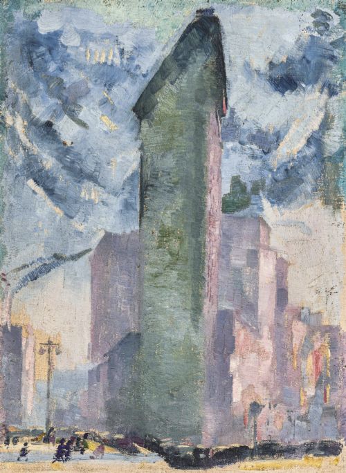 Alfred Wolmark Sketch of the Flatiron Building