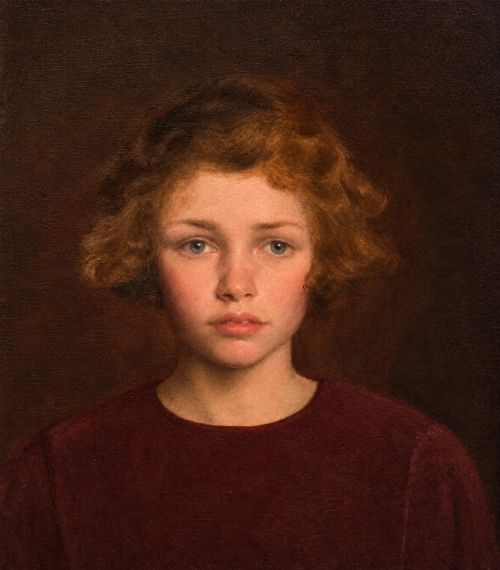 Sir Gerald Festus Kelly Portrait of Mary Elizabeth Hall