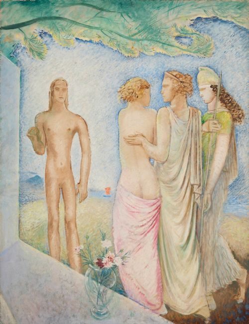 Glyn Warren Philpot 'The Judgement of Paris' Oil Painting