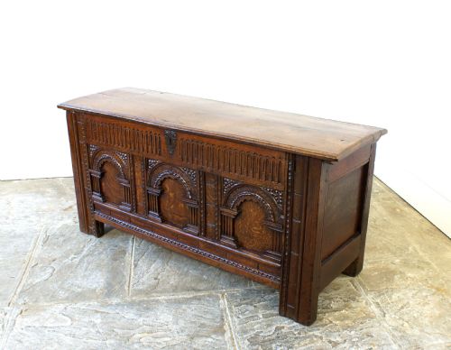 17th Century Oak Coffer.