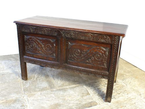A 17th Century Oak Coffer