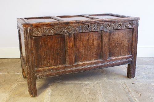 17th Century Oak Westmorland Coffer
