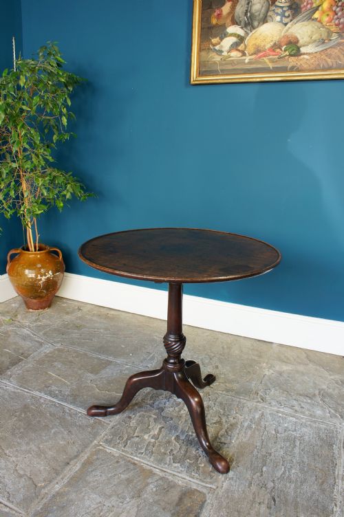 18TH CENTURY MAHOGANY TRIPOD TABLE - ADDITIONAL PHOTO 1