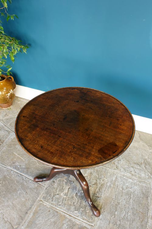 18TH CENTURY MAHOGANY TRIPOD TABLE - ADDITIONAL PHOTO 2