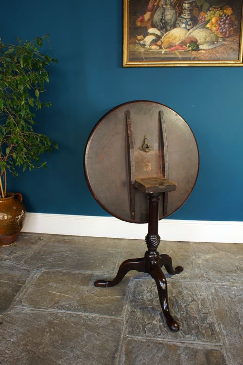 18TH CENTURY MAHOGANY TRIPOD TABLE - ADDITIONAL PHOTO 6