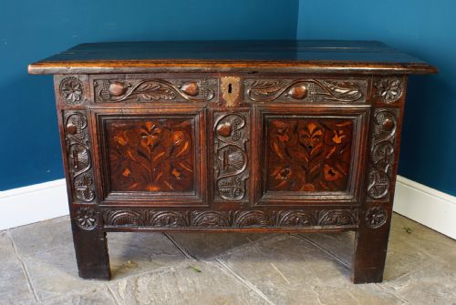 fig 1. 17th Century Yorkshire Coffer