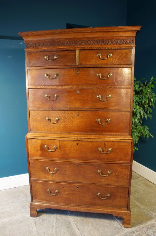 Georgian Oak Tallboy.