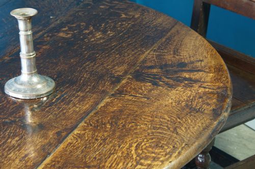 LARGE 18TH CENTURY OAK GATELEG TABLE - ADDITIONAL PHOTO 14