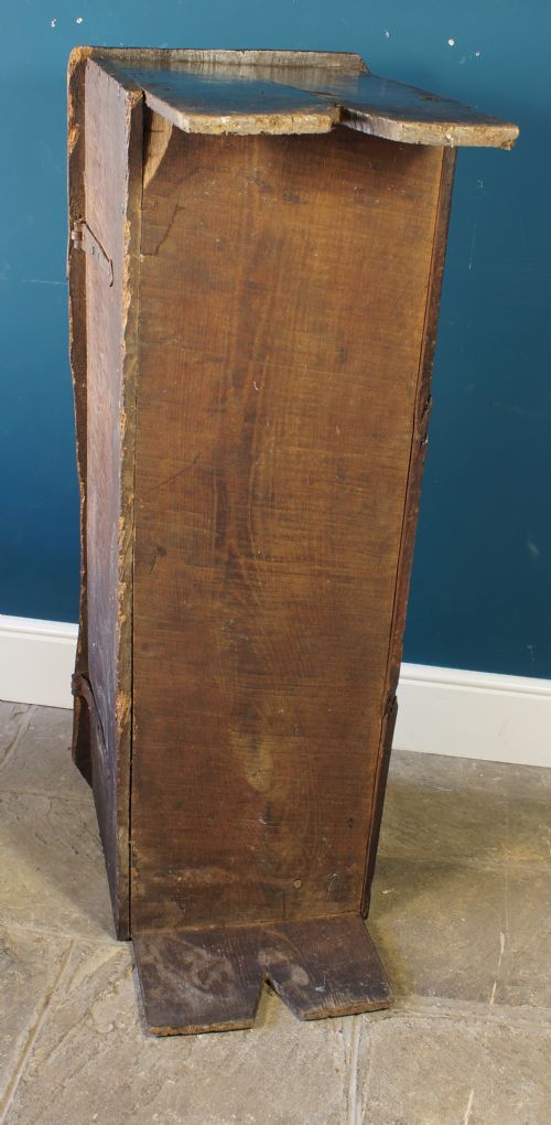 17TH CENTURY SIX PLANKED COFFER - ADDITIONAL PHOTO 7