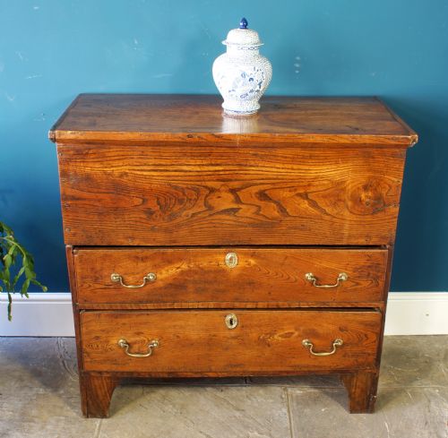 GEORGIAN ELM MULE CHEST - ADDITIONAL PHOTO 5