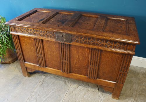 17th Century Oak Coffer.