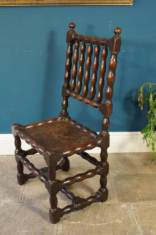 17th Century Oak Turners Chair.