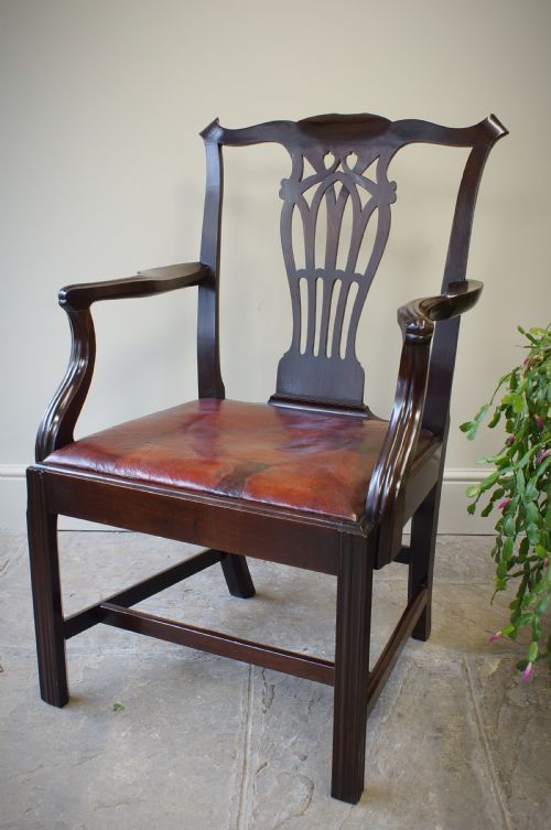 Scottish George III Laburnum Armchair of Generous Proportions.