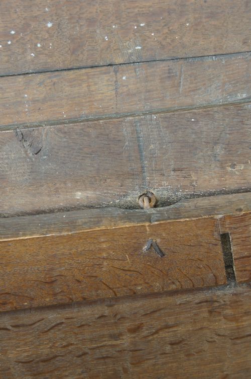 17TH CENTURY OAK COFFER - ADDITIONAL PHOTO 12