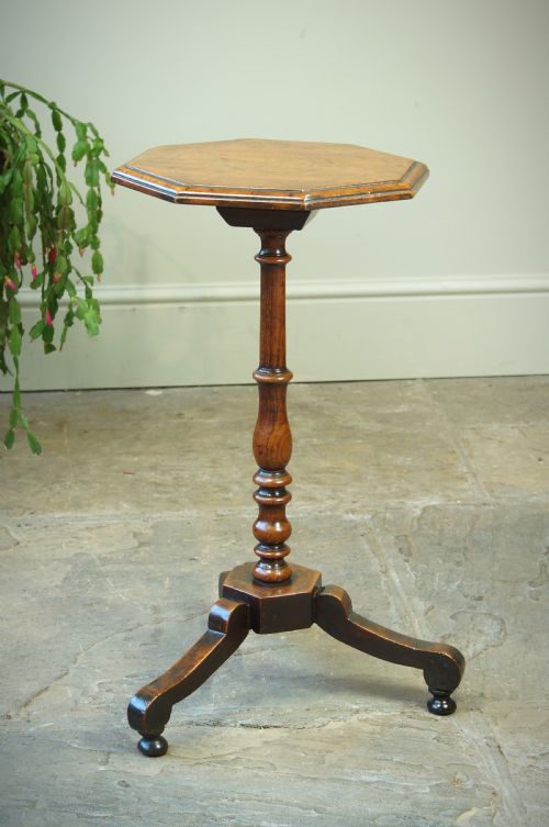 A Rare Early 18th Century  Cherry Wood Candle Stand.