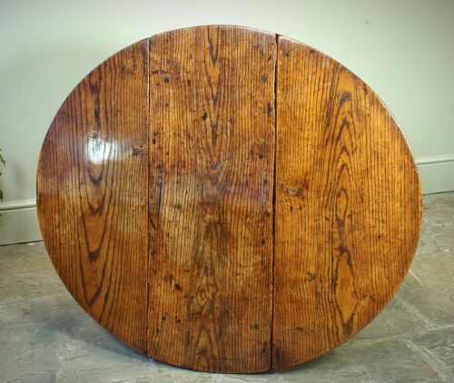 SMALL 17TH CENTURY OAK GATELEG TABLE - ADDITIONAL PHOTO 4