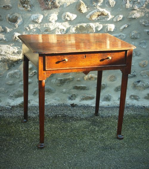 Georgian Oak Padfoot Lowboy