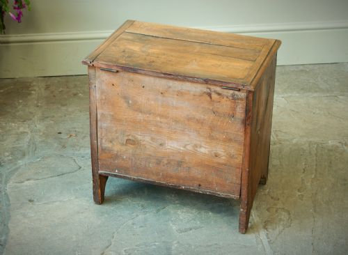 GEORGIAN PLUMWOOD CLOSE STOOL - ADDITIONAL PHOTO 3
