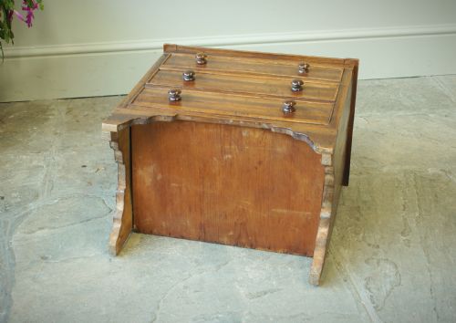 GEORGIAN PLUMWOOD CLOSE STOOL - ADDITIONAL PHOTO 9