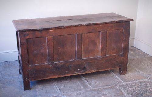 17TH CENTURY OAK INLAID MARQUETRY COFFER MULE CHEST - ADDITIONAL PHOTO 7