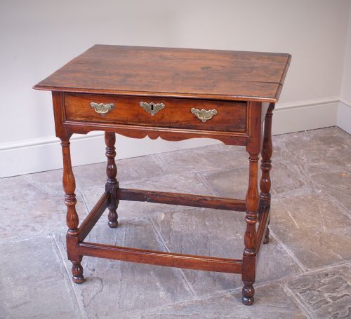 A Small Early 18th Century Cedar Side Table.