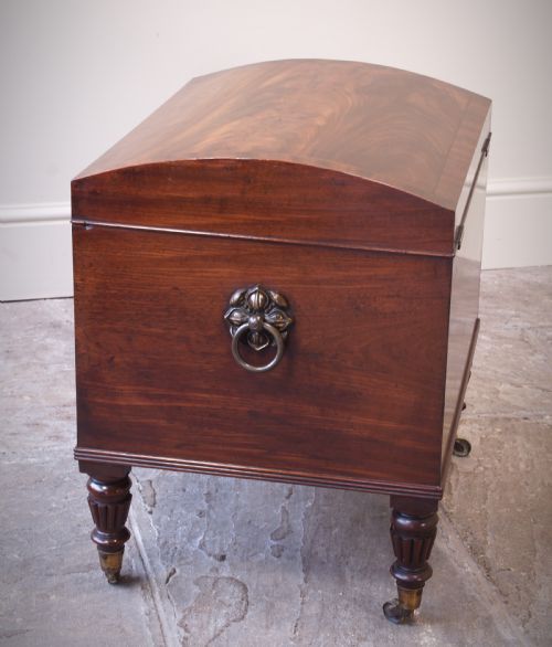 EARLY 19TH CENTURY REGENCY MAHOGANY WINE COOLER CELLARETTE - ADDITIONAL PHOTO 6