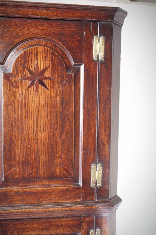fig 1. Small Early 18th Century Corner Cupboard