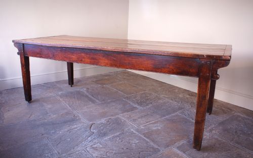 English 18th Century Oak Farmhouse Dining Table