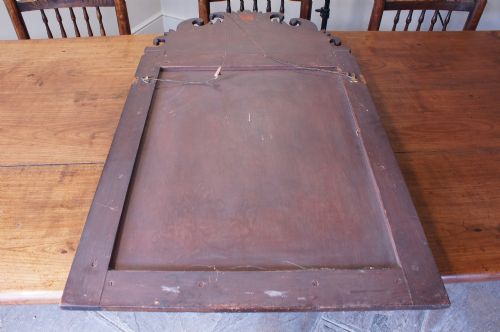 WILLIAM AND MARY STYLE BURR WALNUT MIRROR - ADDITIONAL PHOTO 7
