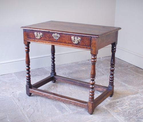 A LATE 17THCENTURY OAK SIDE TABLE - ADDITIONAL PHOTO 1